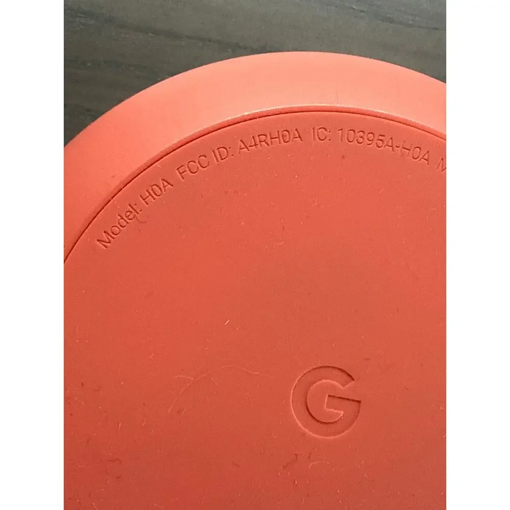 Google Home Nest Mini 1st Gen Speaker Model H0A Power Adapter in Orange